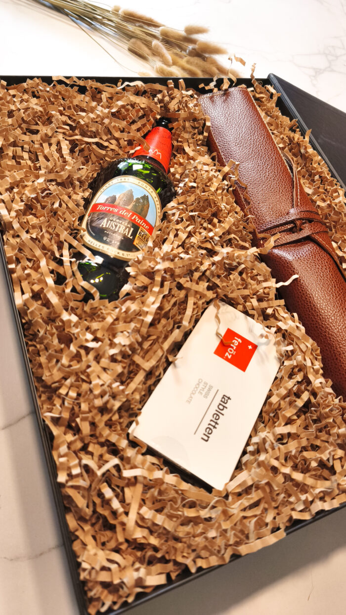 Pack parrillero - Set parrillero en estuche de cuero Cerveza Chocolate Feroz - Imagen 2