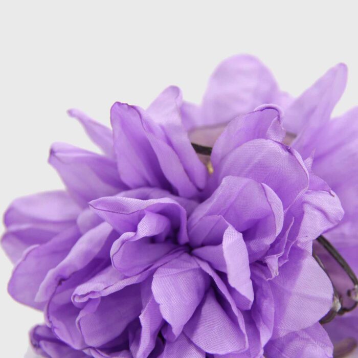 Hair clip flor de tela - Imagen 3