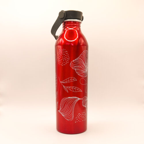 Botella de agua - Diseño Floral