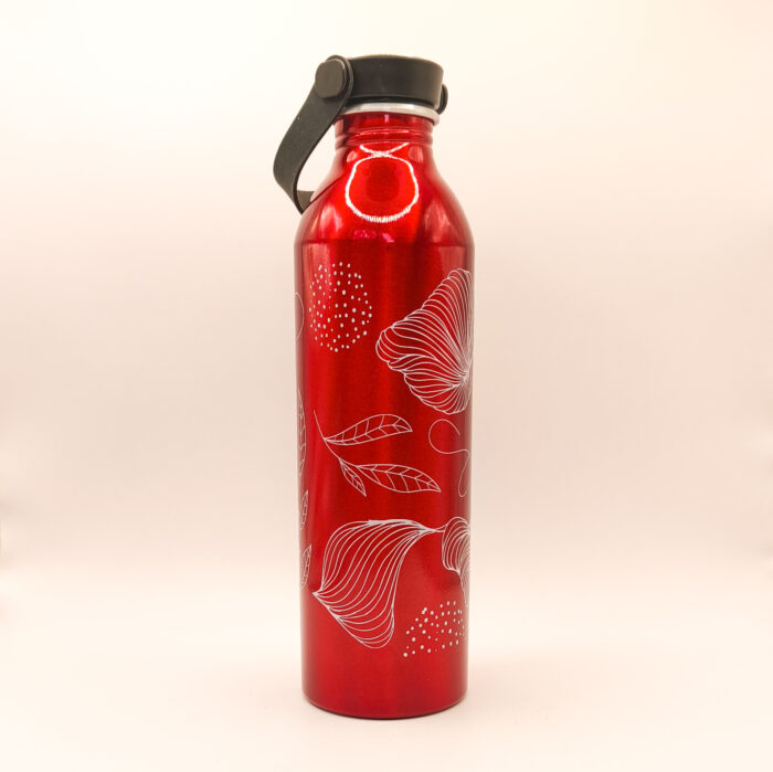 Botella de agua - Diseño Floral