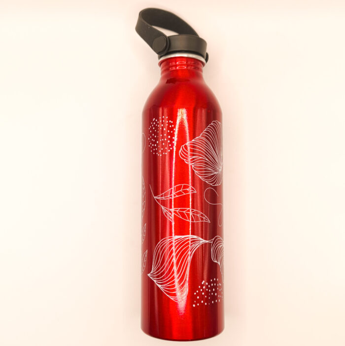 Botella de agua - Diseño Floral - Imagen 2