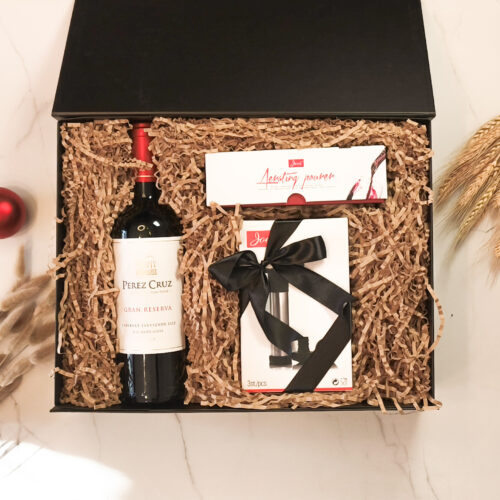 Pack de vino - Vino Gran Reserva Pérez Cruz + Accesorios
