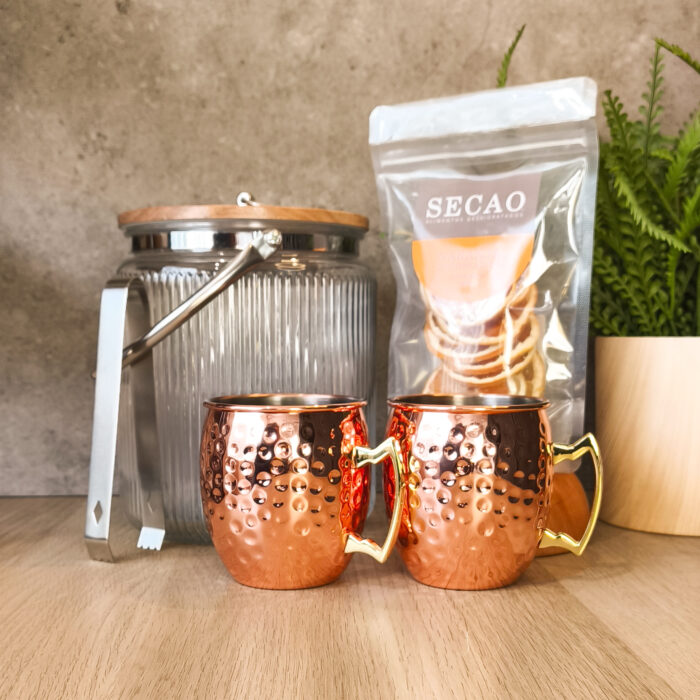Regalo Gourmet Hielera + pack de Mug cobre