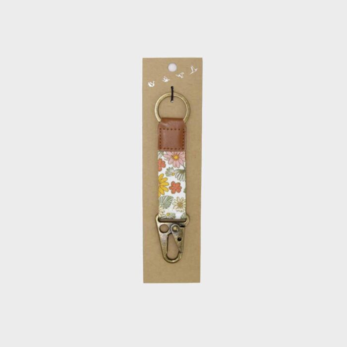 Llavero Clip Diseño Grander Flower