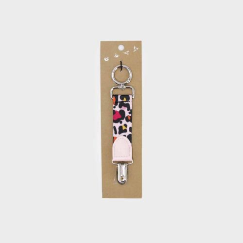 Strap Sujetador para Gorras Animal Print Rosa