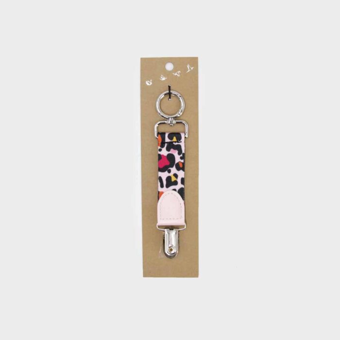 Strap Sujetador para Gorras Animal Print Rosa