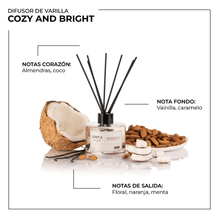 Difusor de Varillas - Cozy and Bright 150 ML - Imagen 2