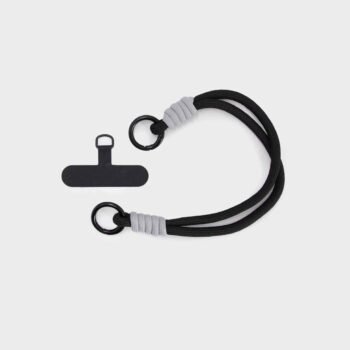 Strap Cuerda Doble para Muñeca Negra Plomo