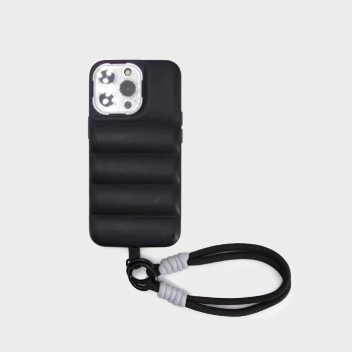 Strap Cuerda Doble para Muñeca Negra Plomo - Imagen 2