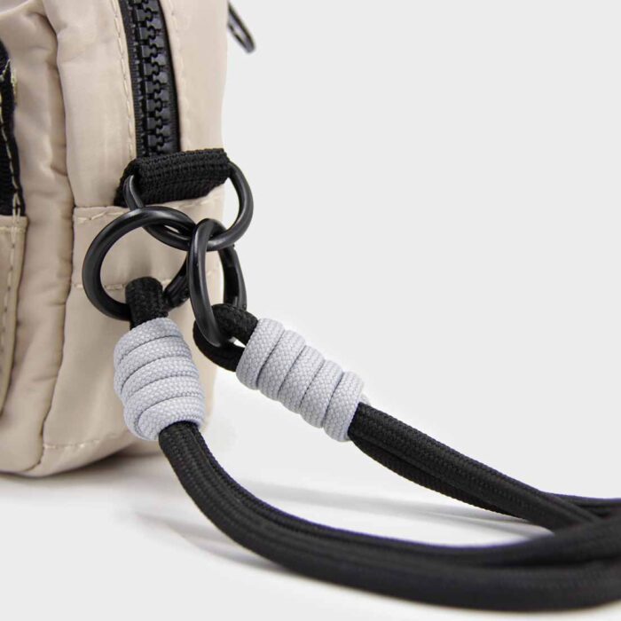 Strap Cuerda Doble para Muñeca Negra Plomo - Imagen 4