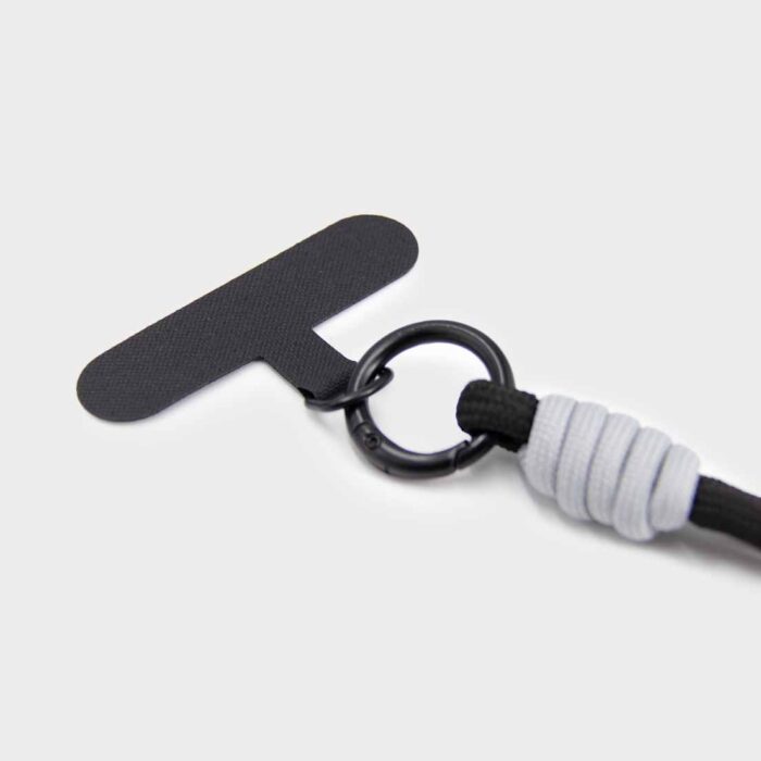 Strap Cuerda Doble para Muñeca Negra Plomo - Imagen 5