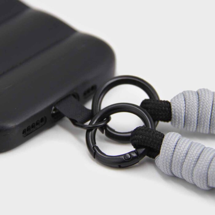 Strap Cuerda Doble para Muñeca Negra Plomo - Imagen 6