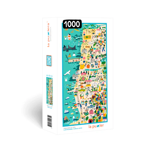 Puzzle Mapa Valparaíso/Viña 1000 piezas
