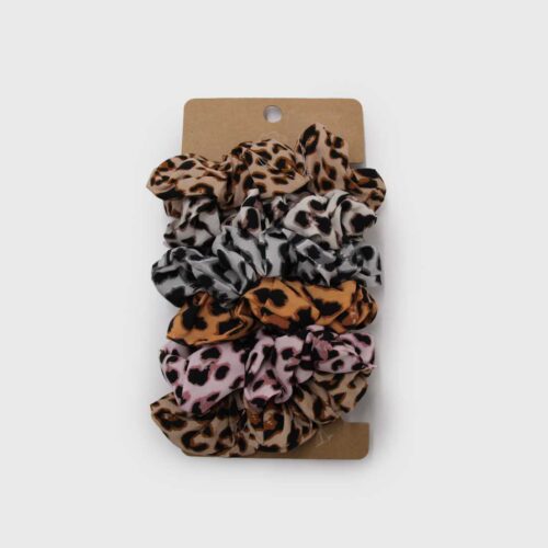 Set Scrunchies Animal Print