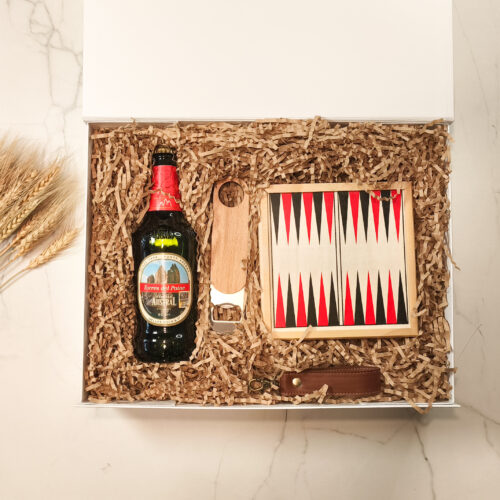Caja de regalo - Set de Cerveza Juegos Llavero Personalizado