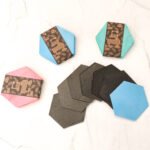 Posavasos Hexagonales marmolados Peyu