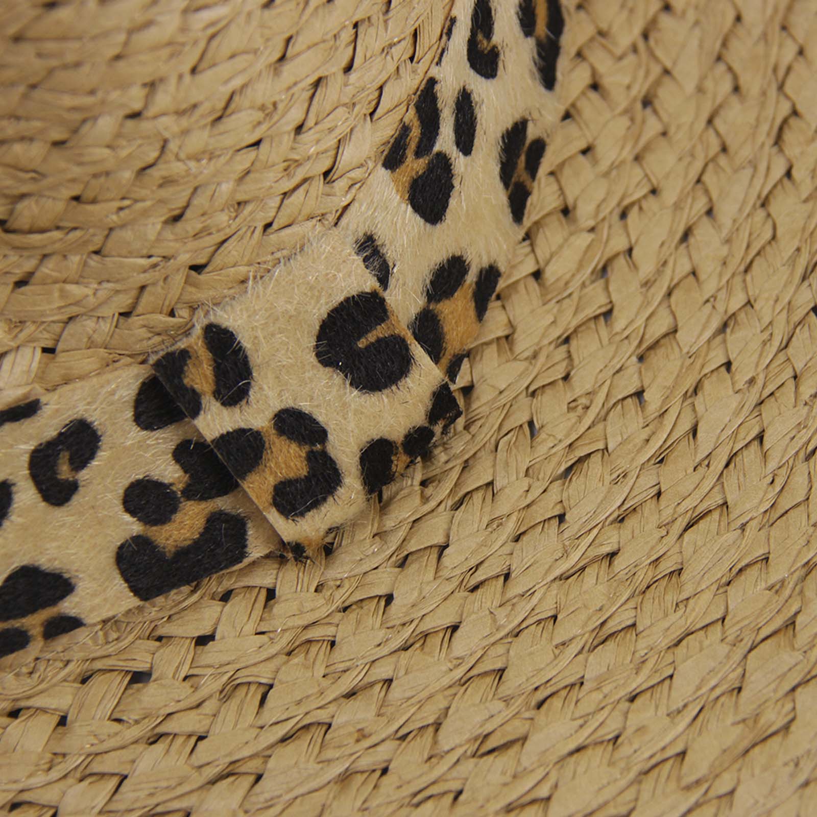 Sombrero de rafia animal print - Imagen 4