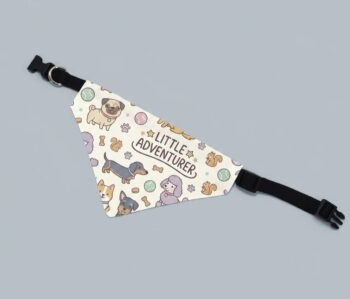 Collar bandana para mascotas Personalizado Talla M
