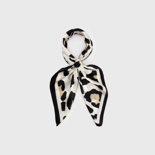 Pañuelo Seda Animal Print Leopardo 70 x 70