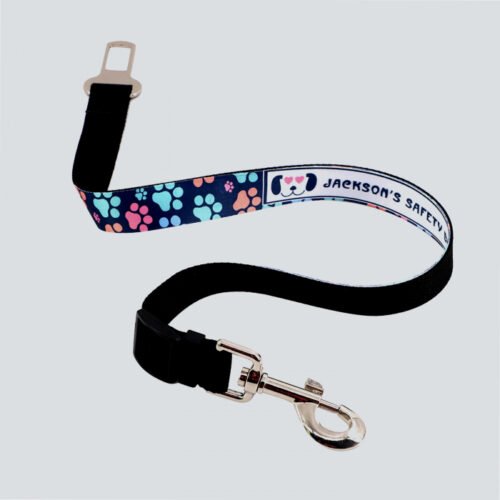 Cinturón Personalizado de mascota para auto