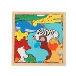 Puzzle Infantil de Madera Animales