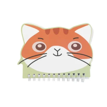 Libreta Forma De Gato Naranjo - HomeWell