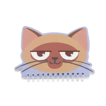 Libreta Forma De Gato Marrón - HomeWell
