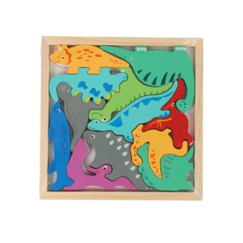 Puzzle Infantil de Madera Dinosaurios