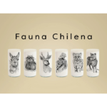 Juego de 6 vasos -  Fauna Chilena 500ml