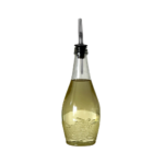 Aceitero Puyehue - Botella Con Dispensador Acero Inox - 330 ml - Green Glass