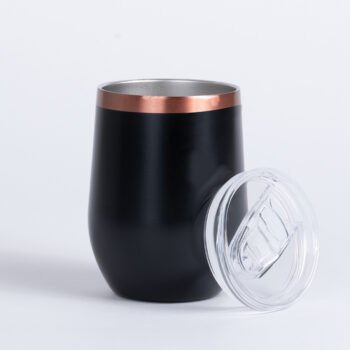 Mug Negro con Cobre