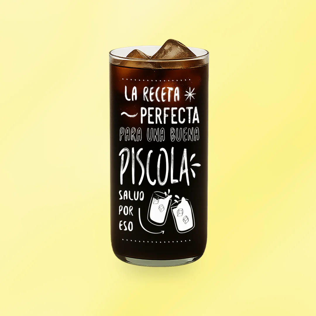 VASO-RECETA-PISCOLEROS-GREEN-GLASS-15-CM-500-ML
