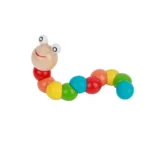 Serpiente de Juguete de Madera Colores 18cm