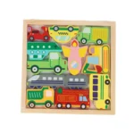 Puzzle Infantil de Madera Vehiculos