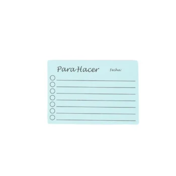 Notas Adhesivas "Para Hacer" Verde Agua - HomeWell