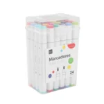 Set Marcadores Doble Punta 24