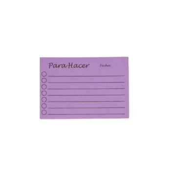 Notas Adhesivas "Para Hacer" Lila - HomeWell