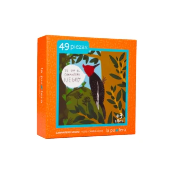 Puzzle Carpintero Negro 49 Piezas - La Puzzlera