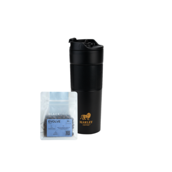 Travel French Press Marley Blackdrop Coffee 50 gr