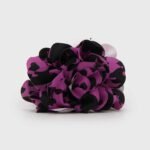 Hair clip flor de tela Morado