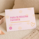 Tarjeta - Para mi persona favorita Rosa