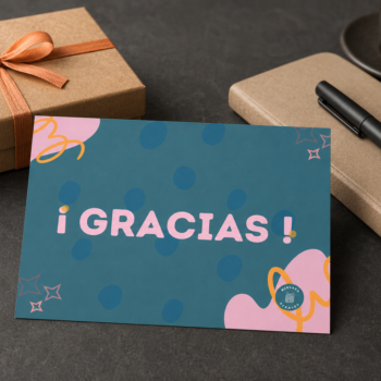 Tarjeta - ¡Gracias!