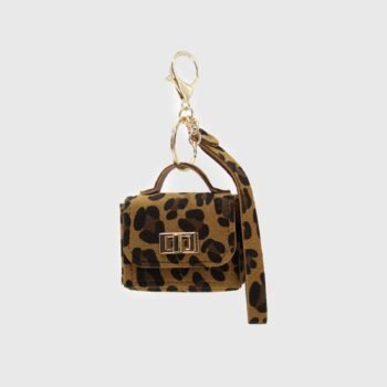 Mini Bolso Animal Print Camel - Amarrelle